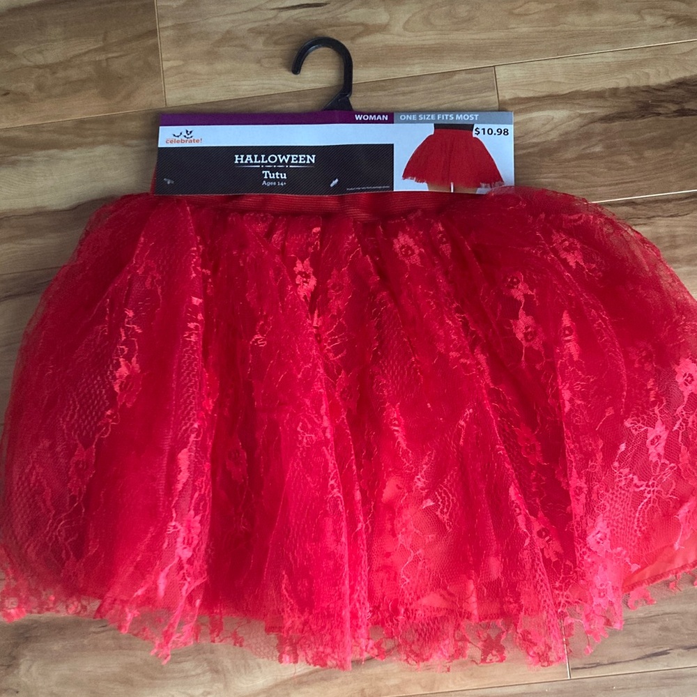 Red Halloween Tutu Skirt